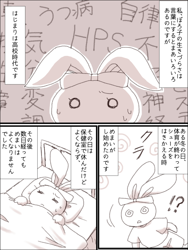 ぼろこの過去漫画①、異変